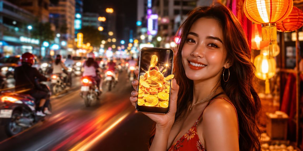 Người dùng đăng ký tài khoản và nhận thưởng tại chợ đêm Thành phố Hồ Chí Minh